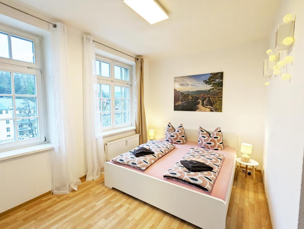Lichtdurchflutete Helle Wohnung Mit Garten Sauna & Pool - Hw3 Sebnitz Exterior photo