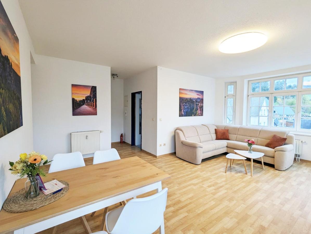 Lichtdurchflutete Helle Wohnung Mit Garten Sauna & Pool - Hw3 Sebnitz Exterior photo