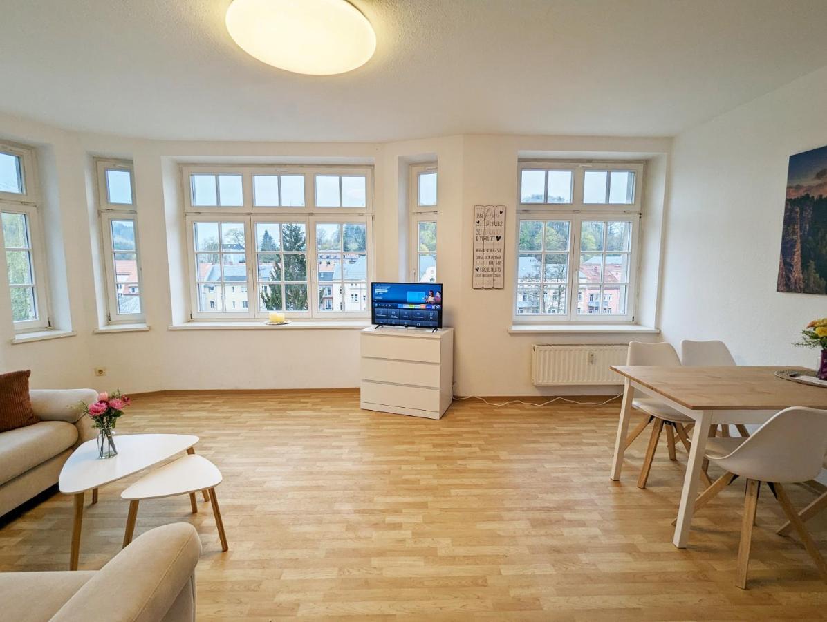 Lichtdurchflutete Helle Wohnung Mit Garten Sauna & Pool - Hw3 Sebnitz Exterior photo