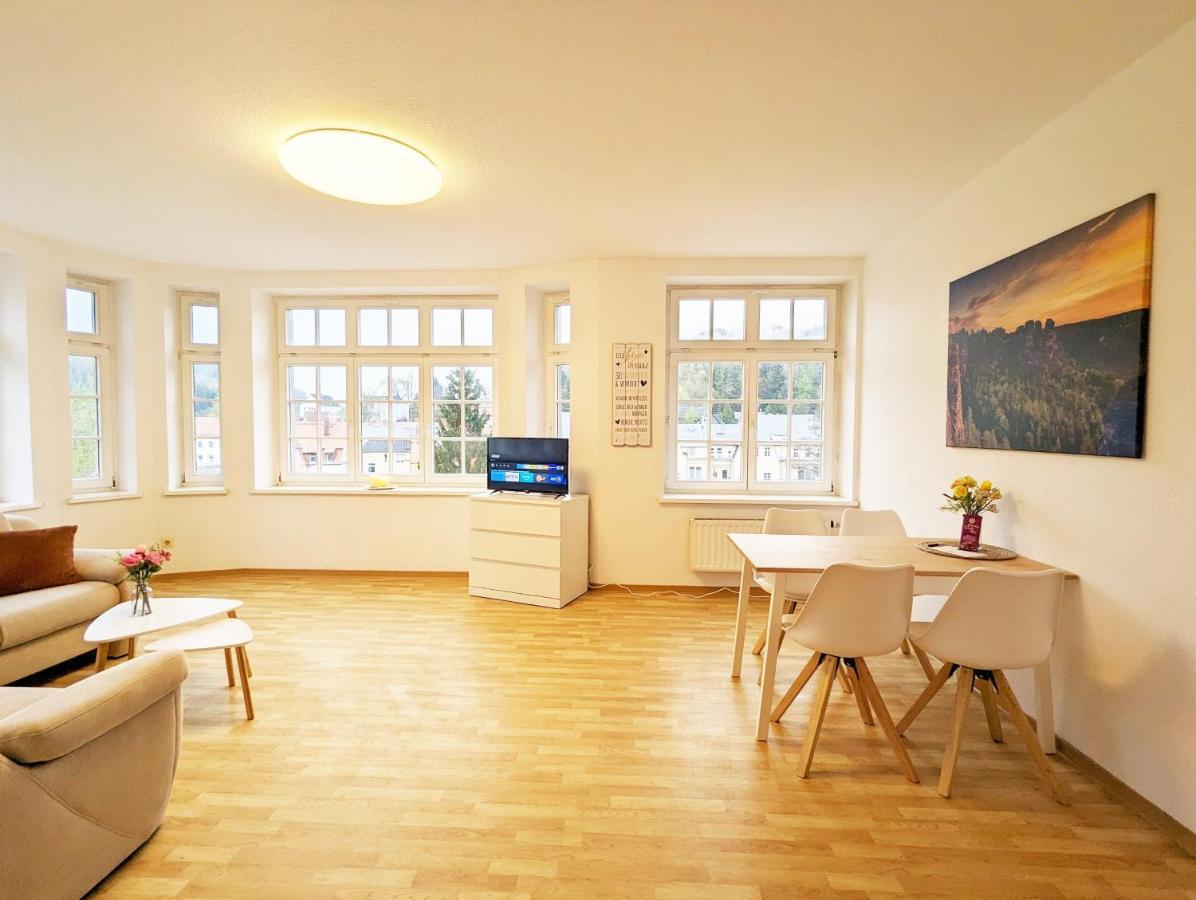 Lichtdurchflutete Helle Wohnung Mit Garten Sauna & Pool - Hw3 Sebnitz Exterior photo